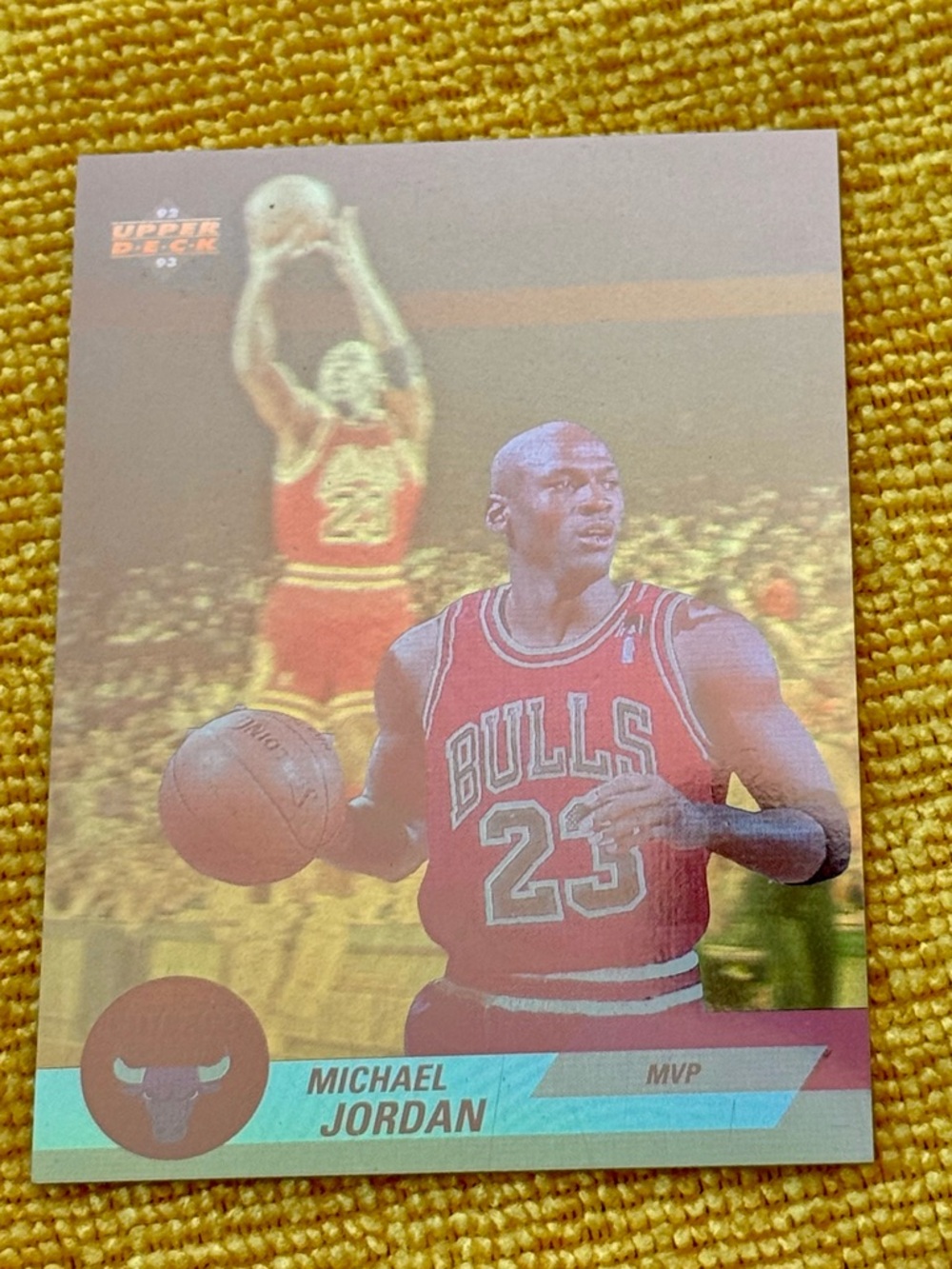 Michael Jordan, #AW9, HOF-MVP, 1992-93, Upper Deck, Award Winning Hologram